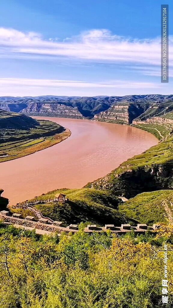 壯麗黃河灣自然景觀
