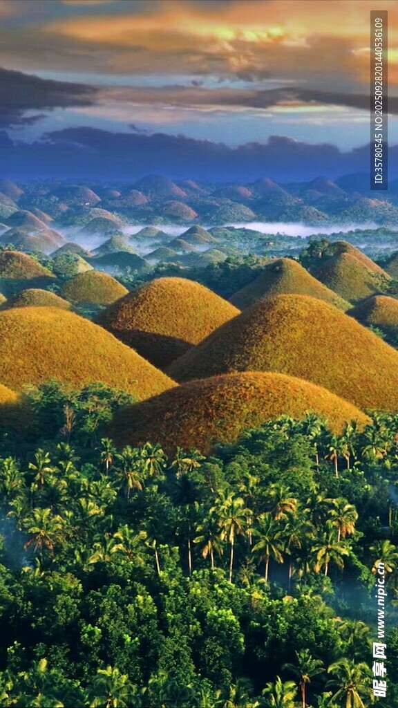 巧克力山壯麗自然景觀