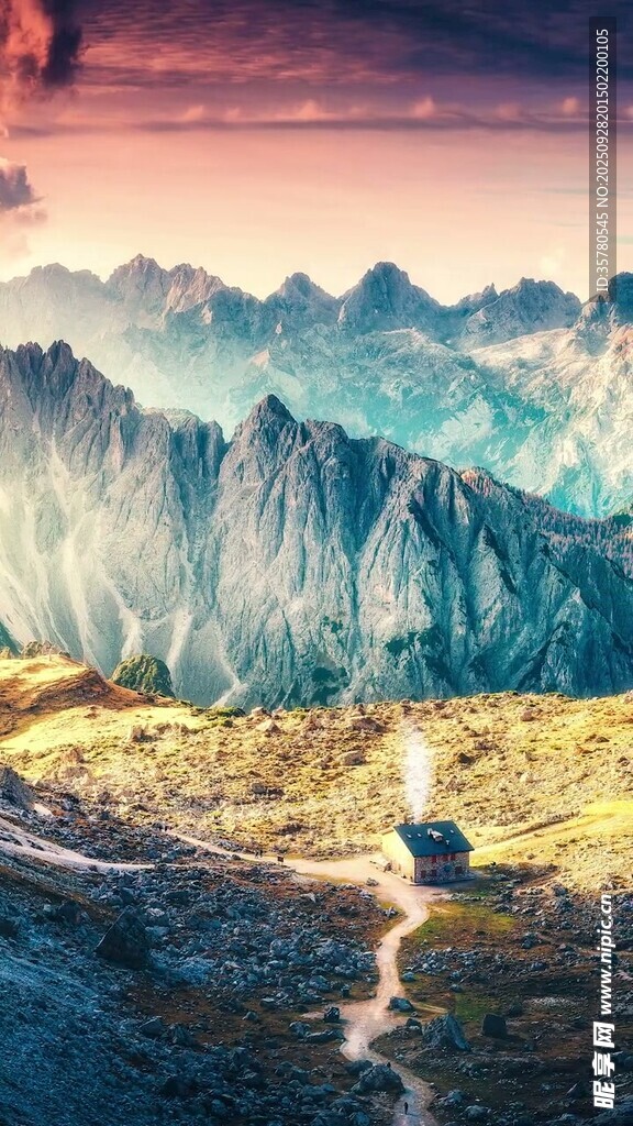 山水自然風(fēng)景視頻素材