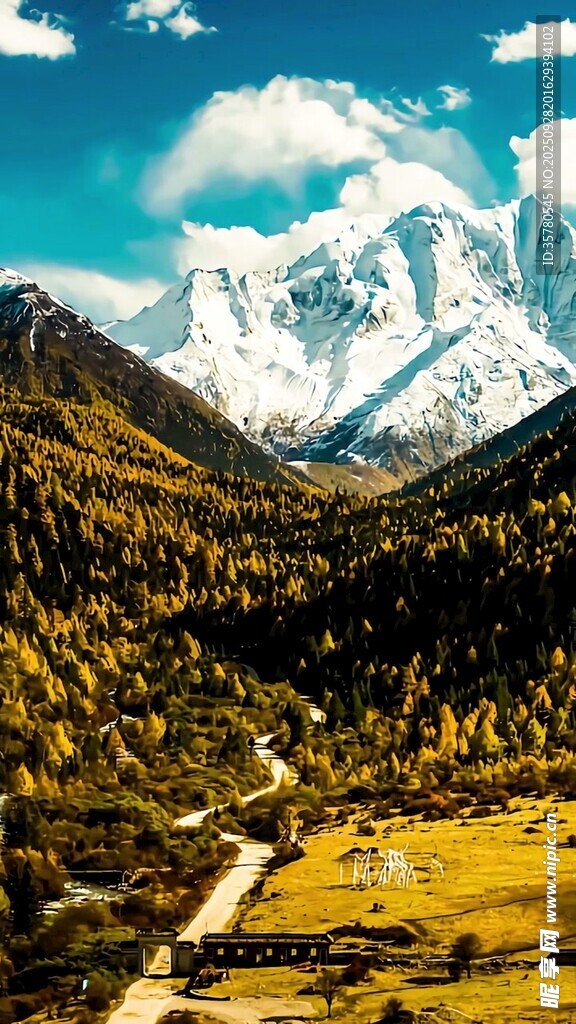 秋日山間美景