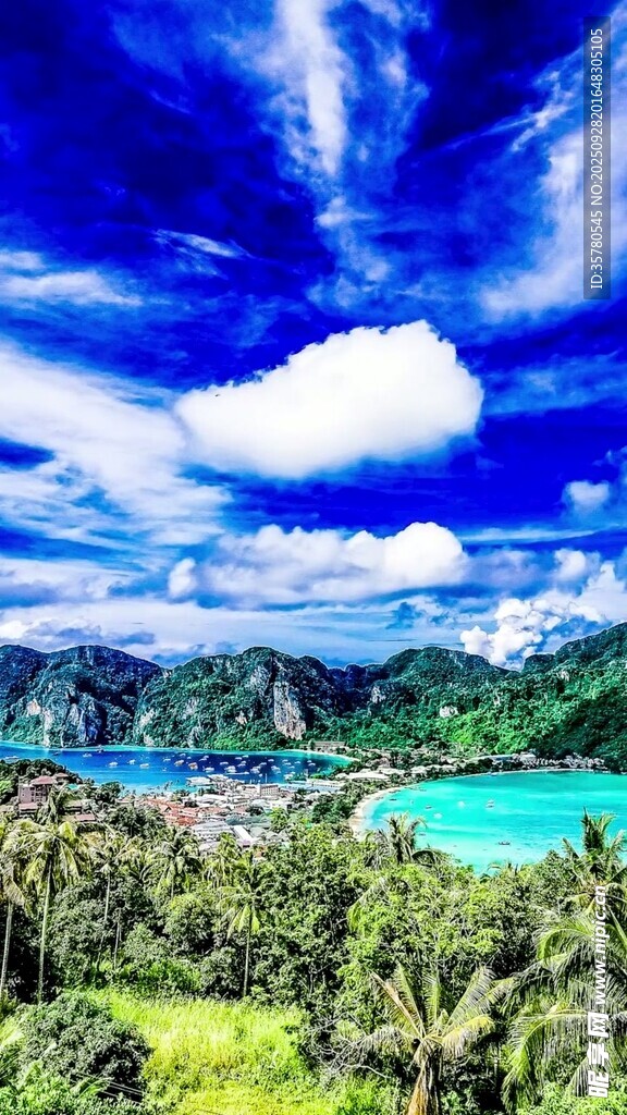 美麗海島自然風光景色