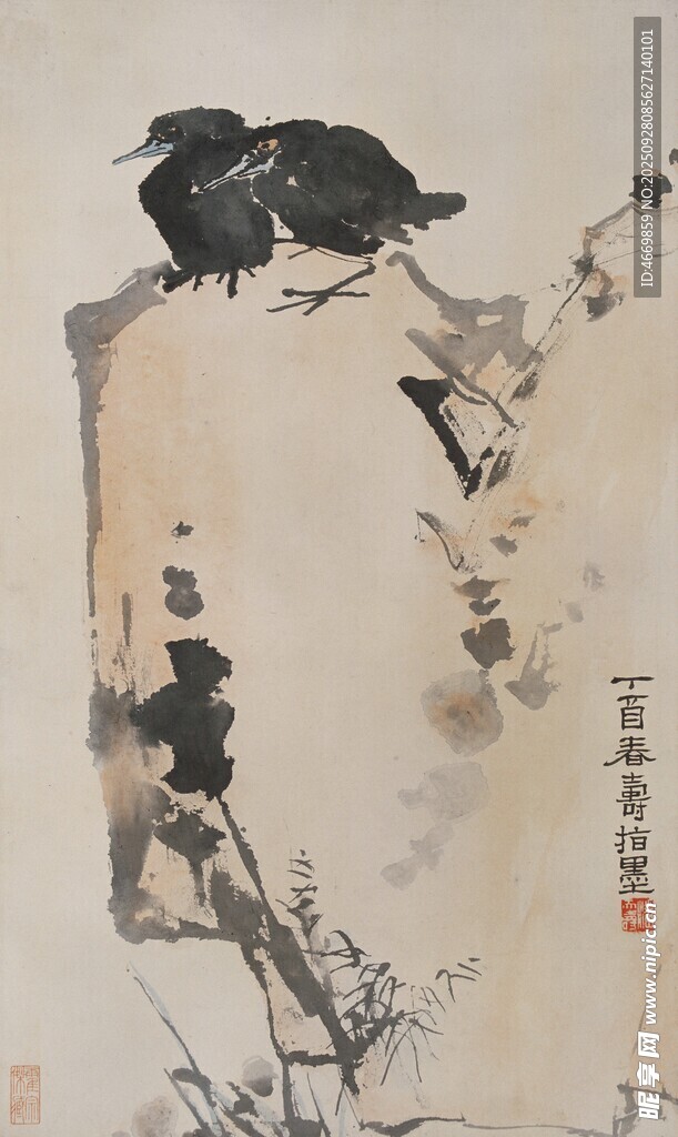 水墨花鳥(niǎo)圖