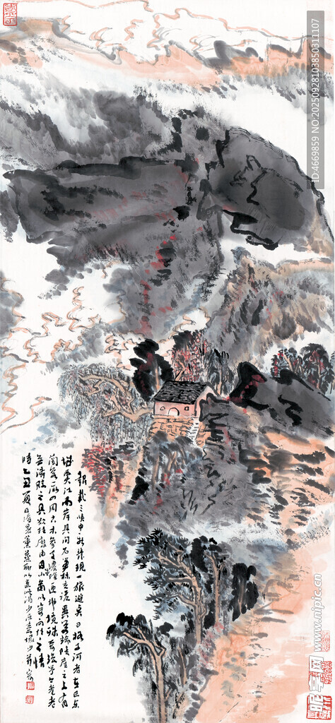 水墨山水國(guó)畫(huà)作品欣賞