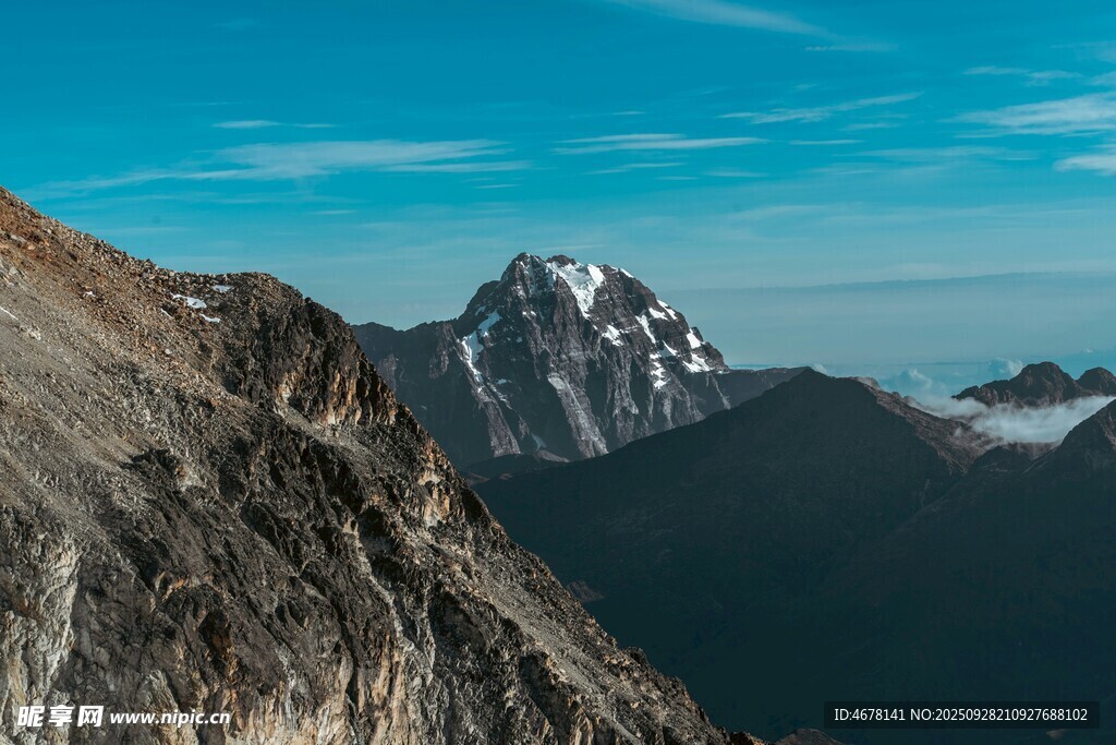 壯麗巍峨的高山景致