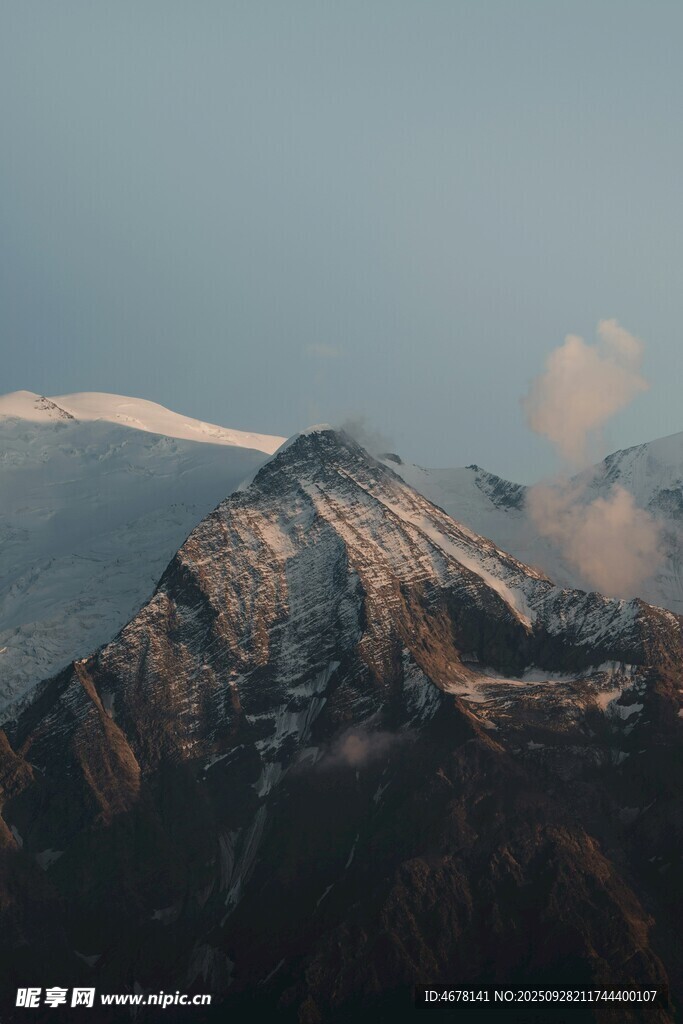 雪山之巔的壯麗景觀