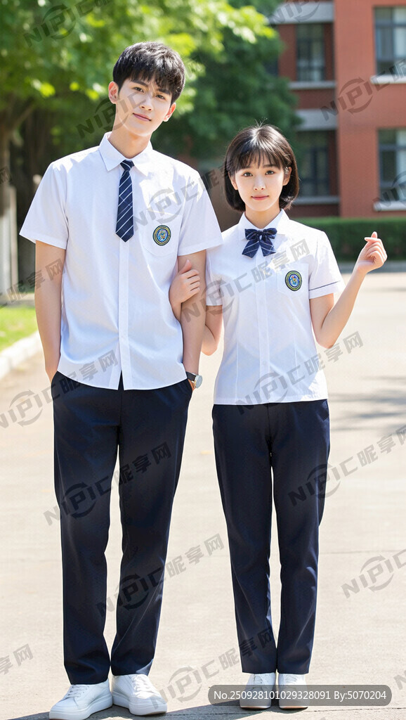 一男性高中學(xué)生和一女性高中學(xué)生