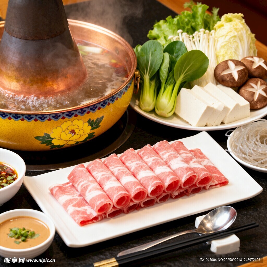 豐盛火鍋食材 美味涮肉盛宴