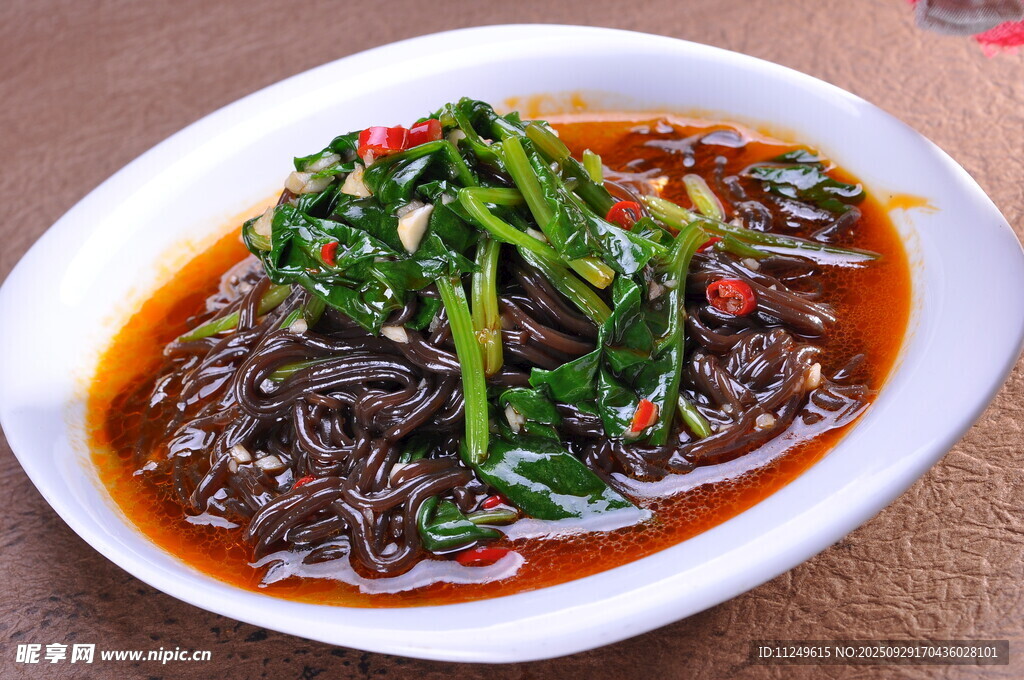 菠菜蕨根粉