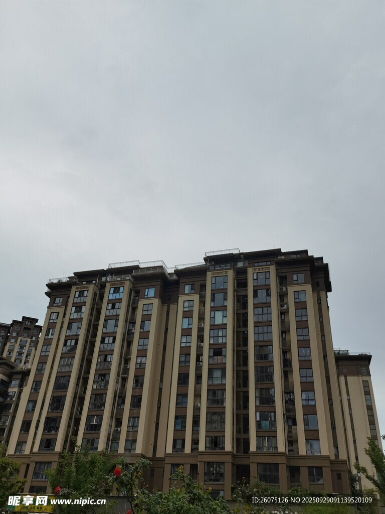 高層住宅樓外觀景致