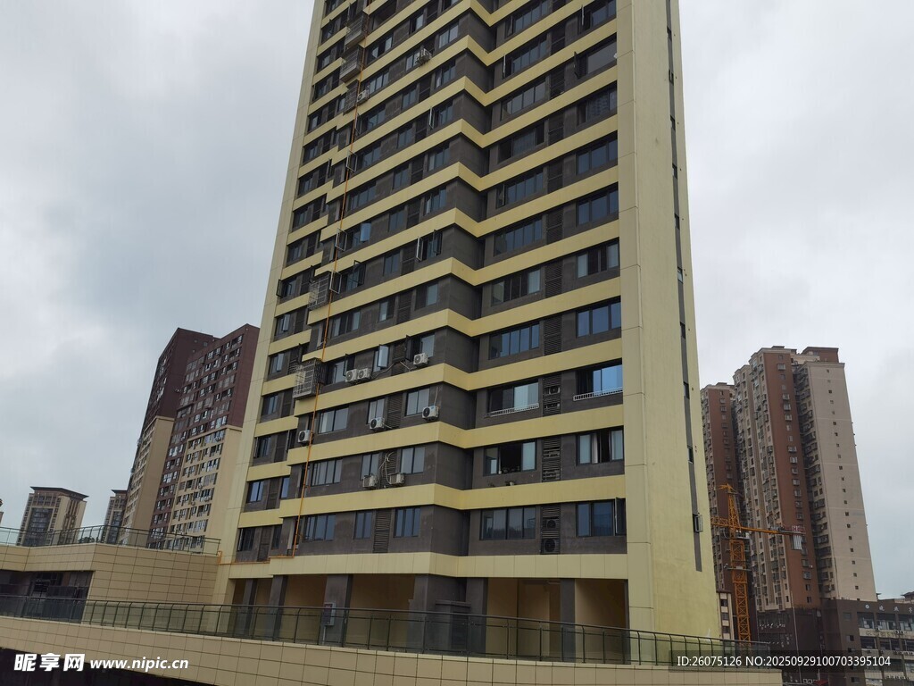 高層住宅樓外觀景觀