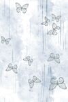 夢(mèng)幻蝴蝶水彩背景圖