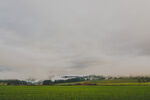 田野上空的云霧景觀