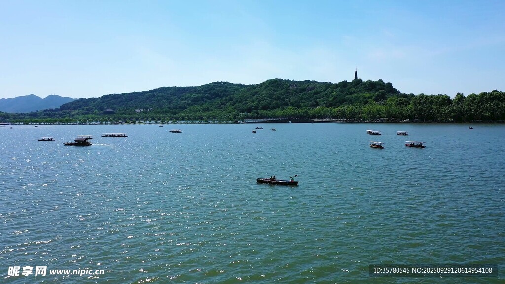 西湖旅游風(fēng)景區(qū)拍航拍素材