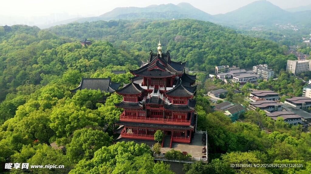 西湖旅游風景區(qū)拍航拍素材