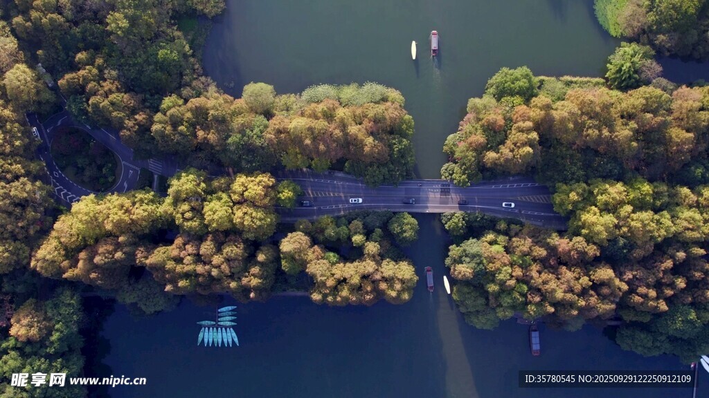 西湖旅游風(fēng)景區(qū)拍航拍素材