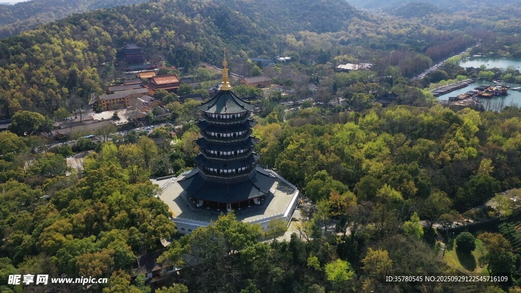西湖旅游風(fēng)景區(qū)拍航拍素材