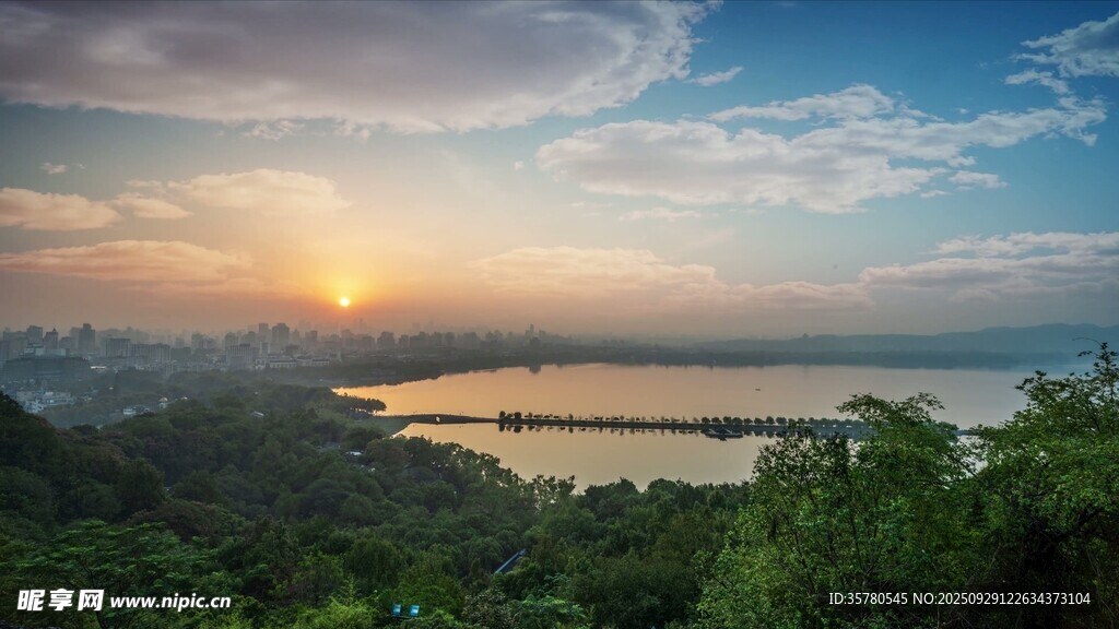西湖旅游風(fēng)景區(qū)拍航拍素材
