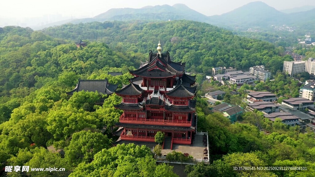西湖旅游風(fēng)景區(qū)拍航拍素材