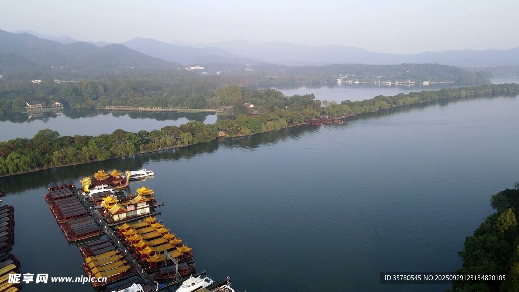 西湖旅游風(fēng)景區(qū)拍航拍素材