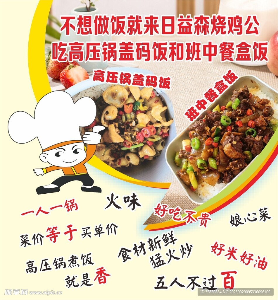 高壓鍋蓋碼飯