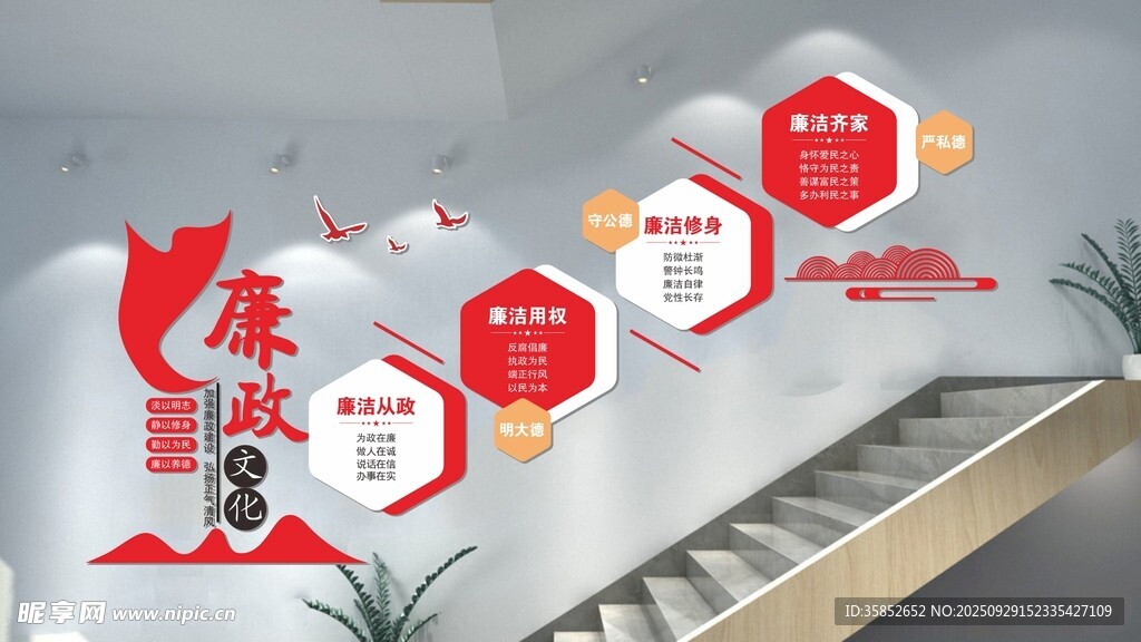 樓梯文化墻