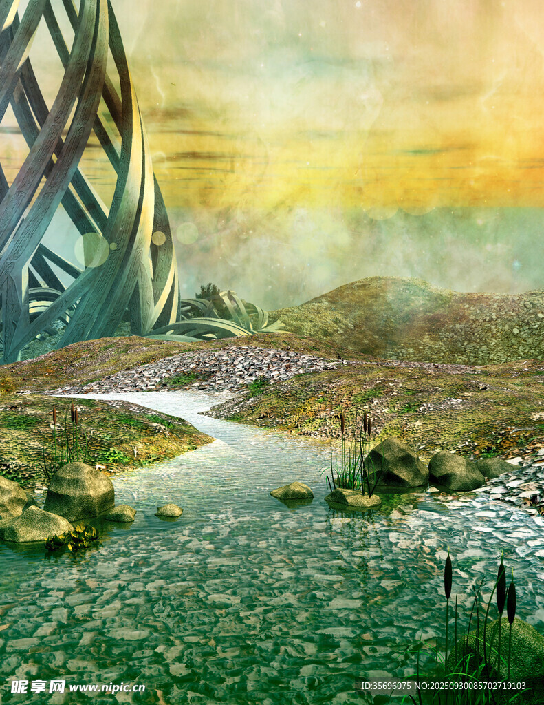 奇幻外星地貌景觀