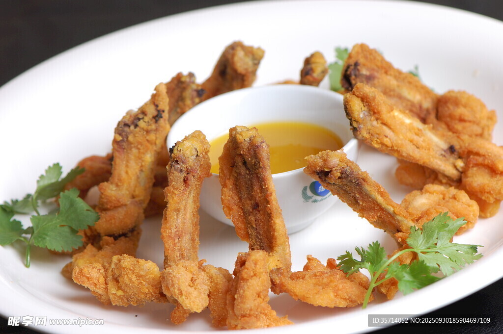 香酥炸物配蘸料