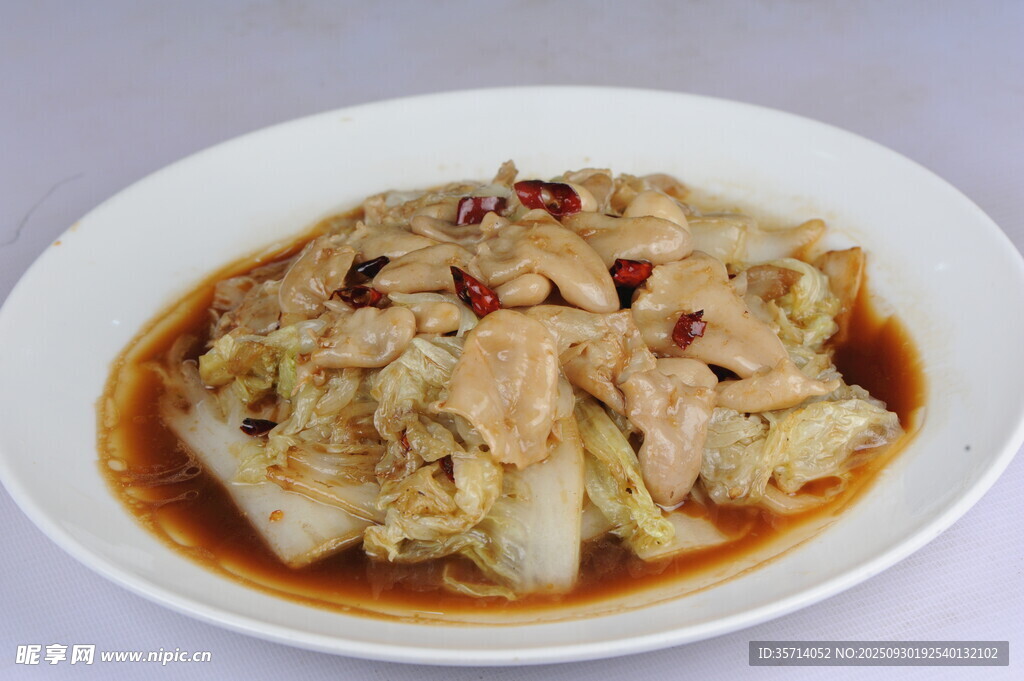 美味白菜炒肉片