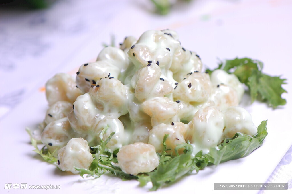 蝦仁沙拉清新美味佳肴