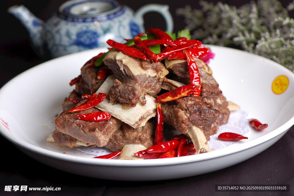 香辣排骨美食誘人
