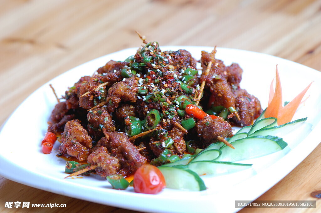 香辣美味孜然小煎排骨