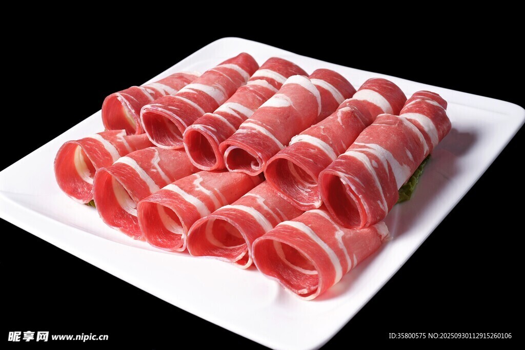 新鮮牛肉卷 