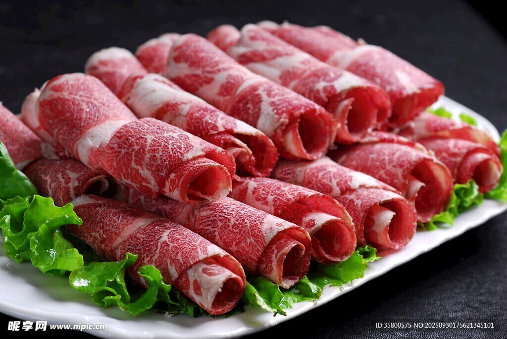 新鮮牛肉卷