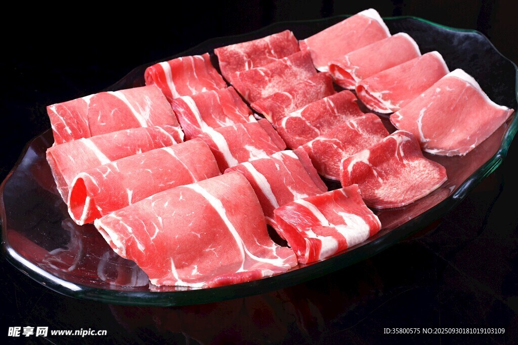 新鮮美味的羊肉卷