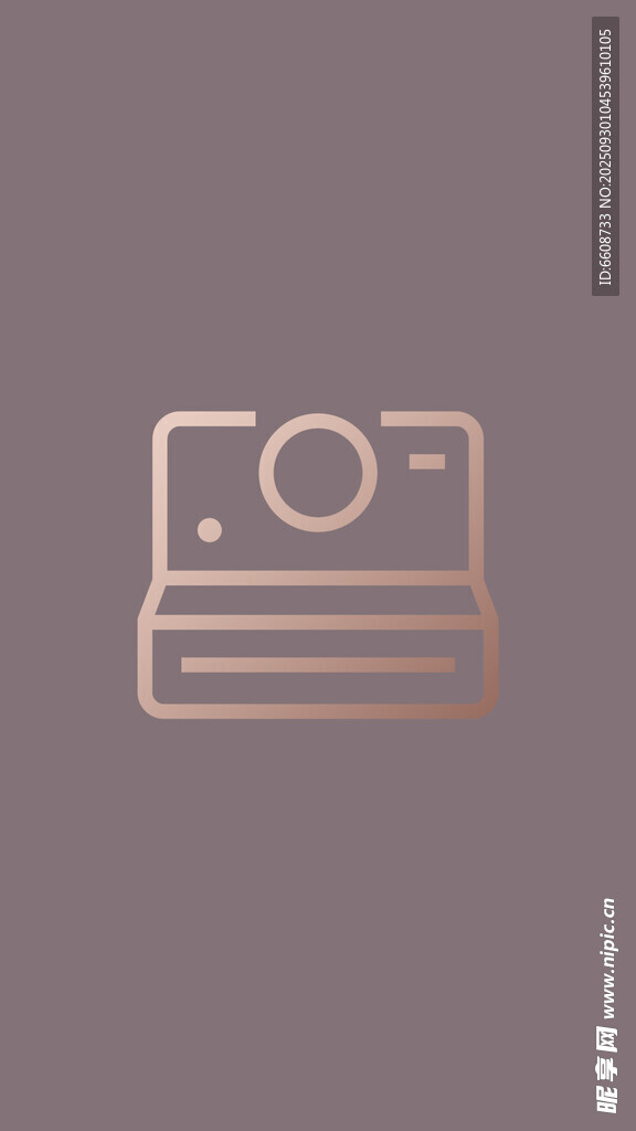 簡約相機圖標設(shè)計