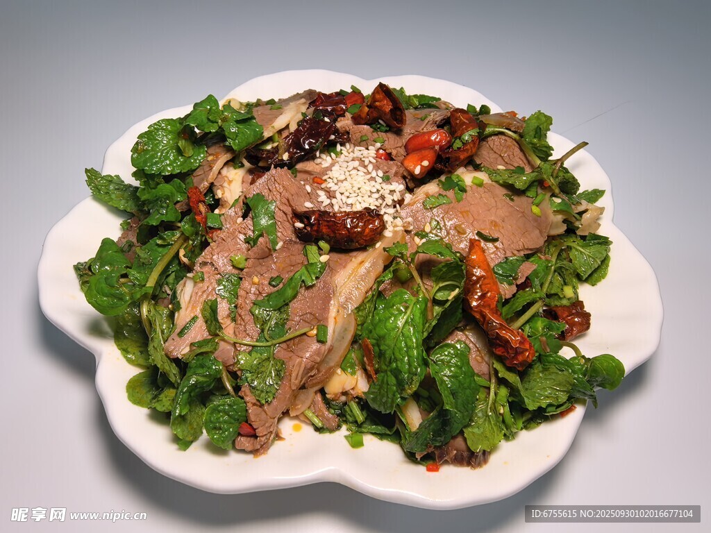 美味涼拌羊肉
