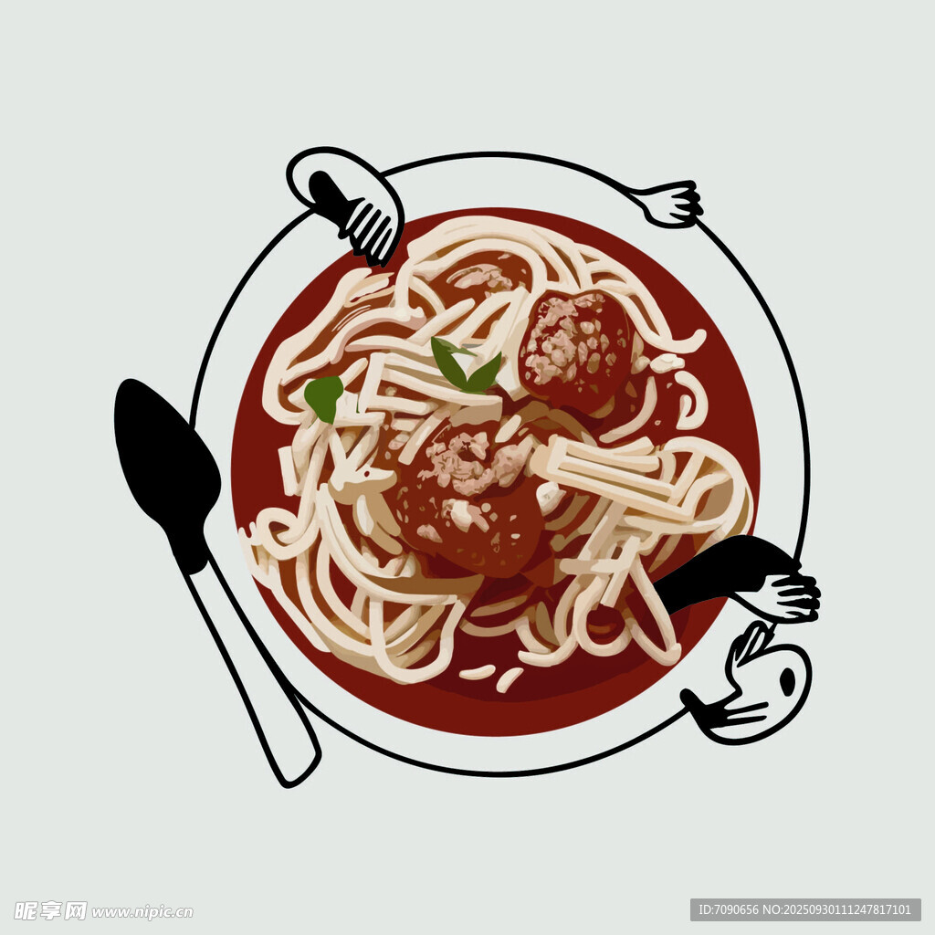 美味意大利肉丸面