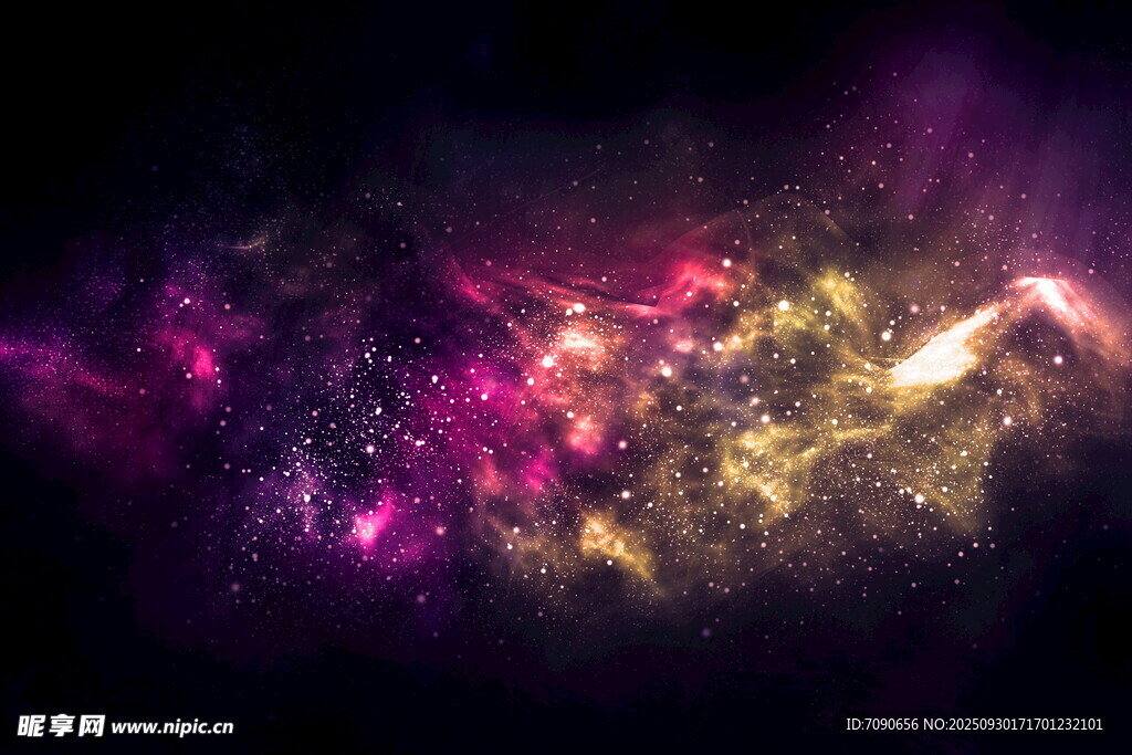 夢幻絢麗的宇宙星云景觀