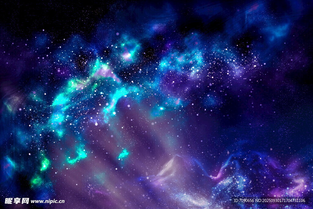夢幻絢麗的宇宙星云景觀