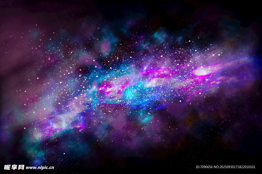 夢幻絢麗的星云宇宙景象