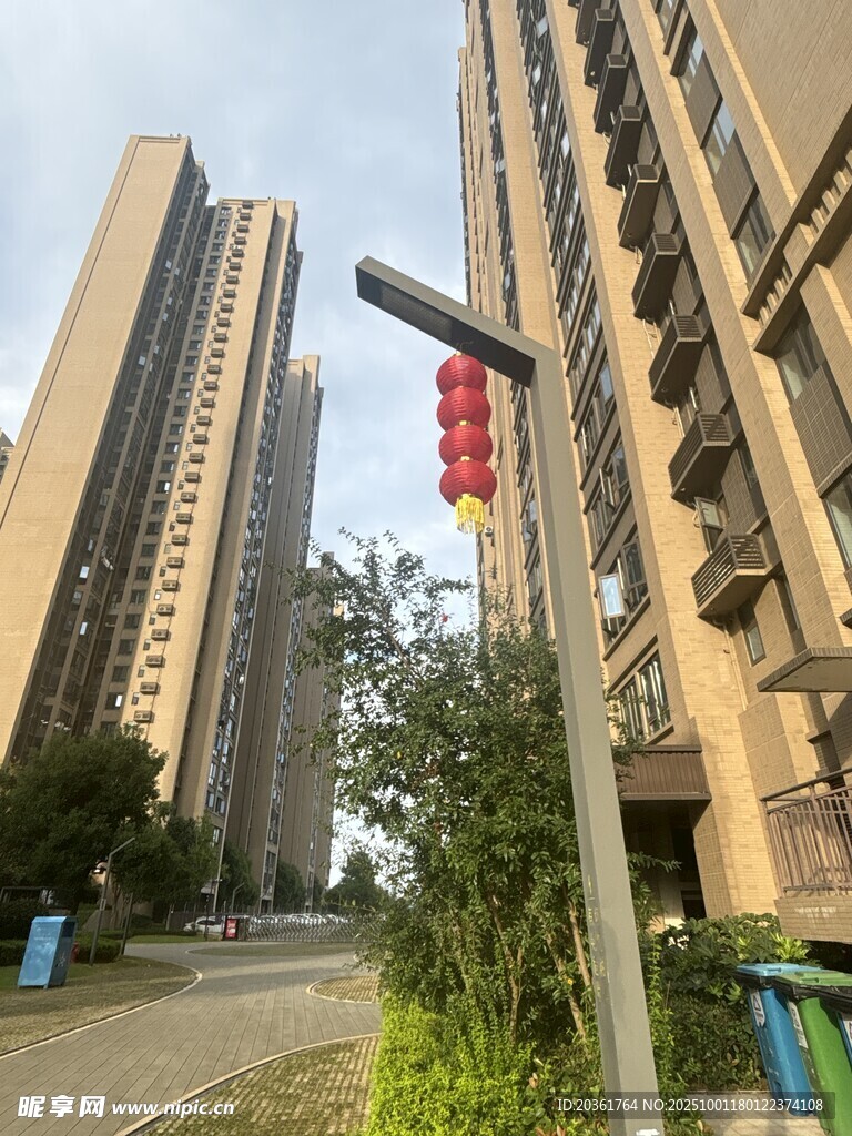 城市住宅區(qū)的高樓景觀