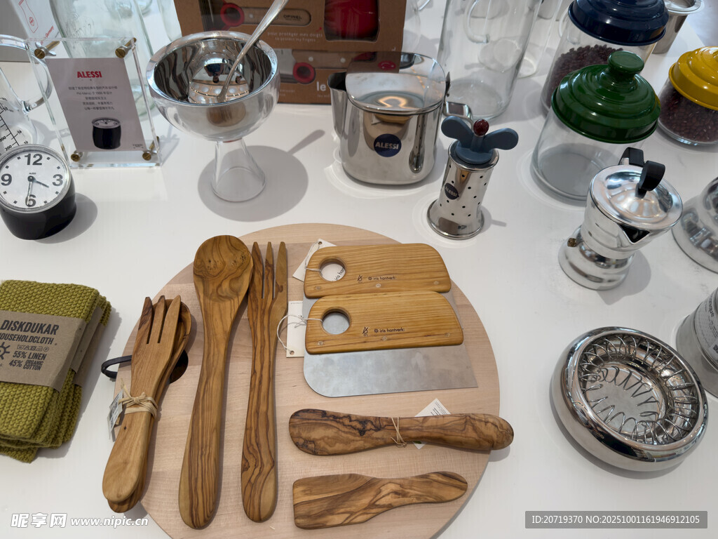 多樣廚房用具展示