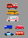 各種汽車適量插畫