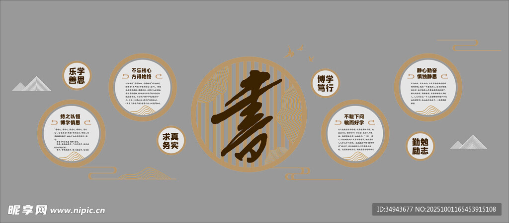 中式書房元素裝飾設(shè)計(jì)圖