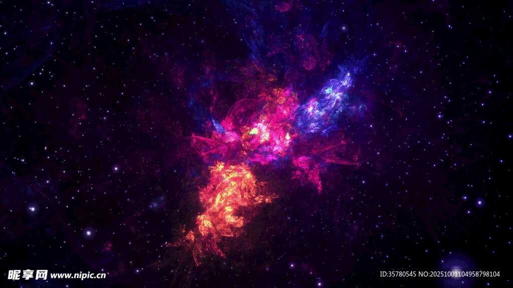 絢麗星云宇宙景象