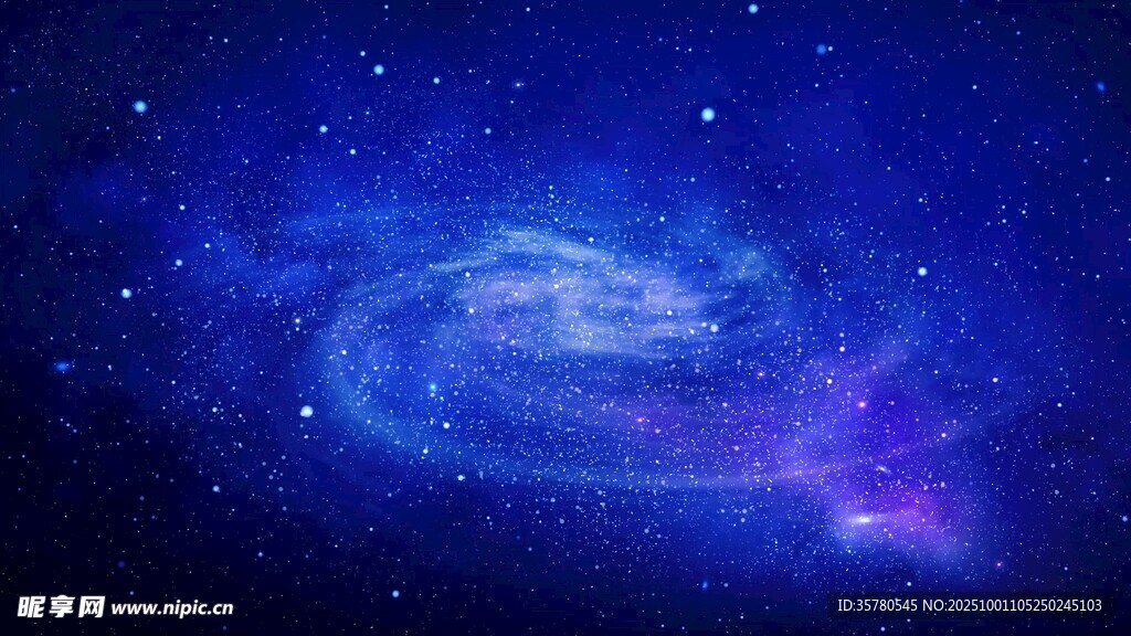 夢幻星空下的神秘星系