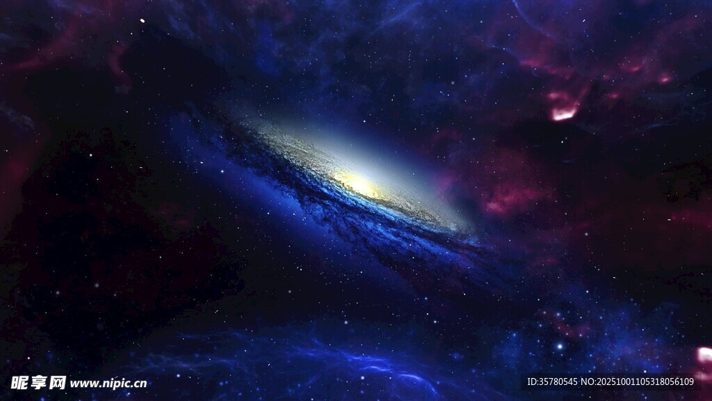 夢幻絢麗的宇宙星空景象