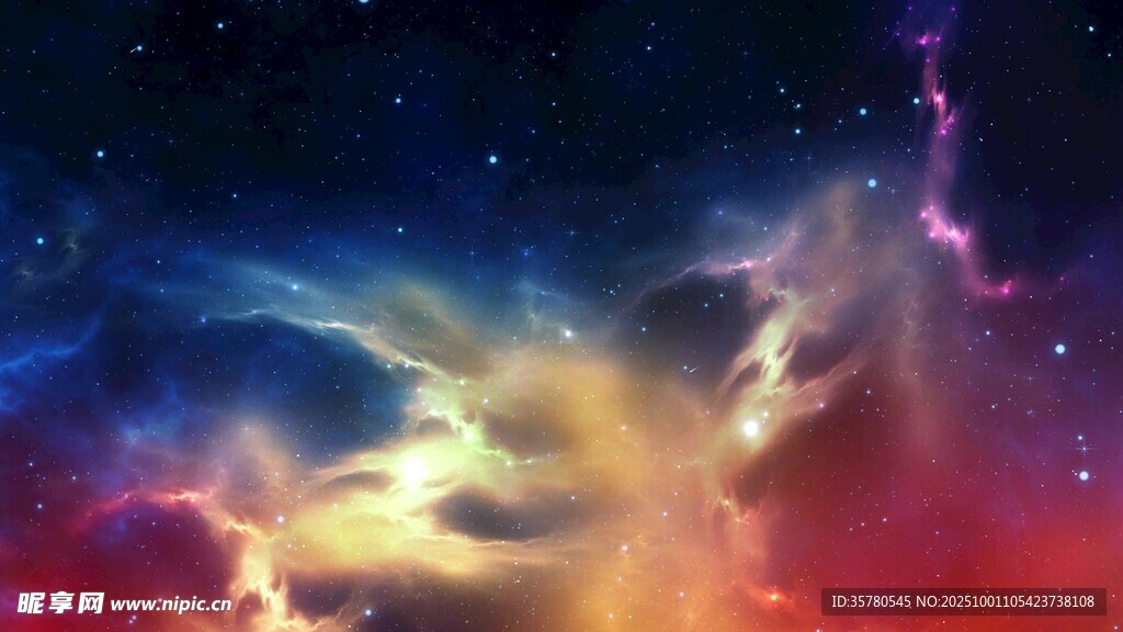 夢幻絢麗的璀璨星云