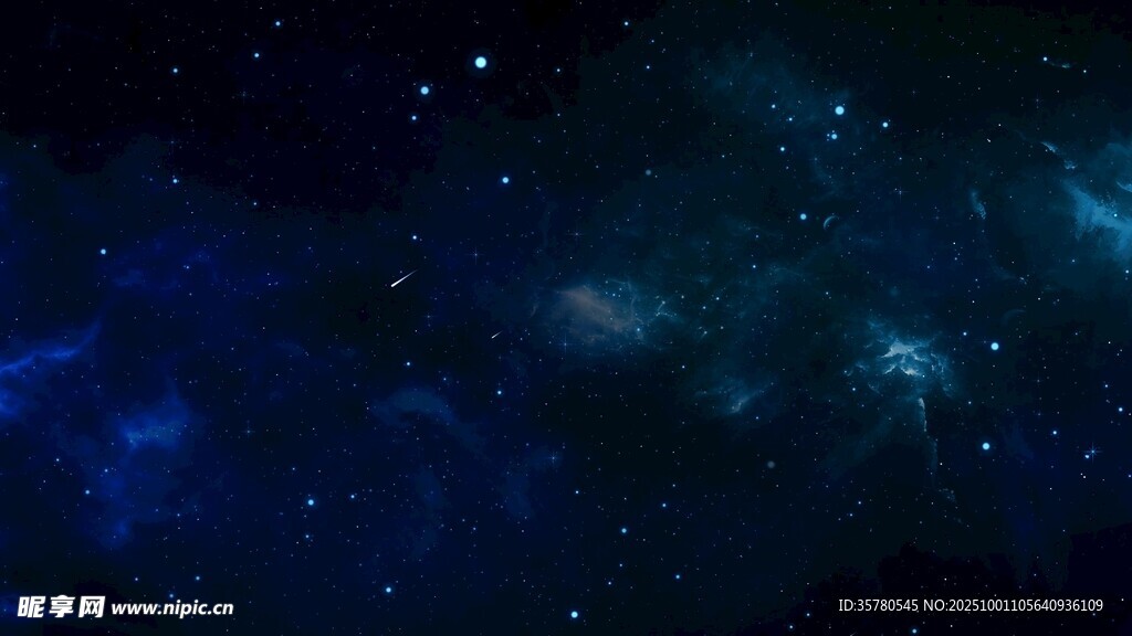 夢幻星空夜景