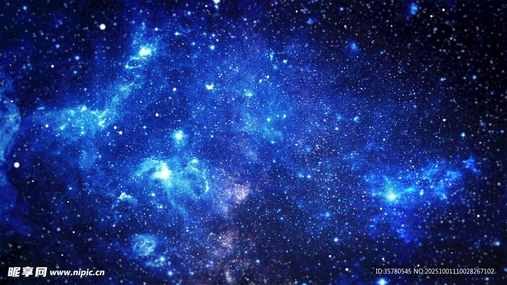 夢幻璀璨的深邃星空